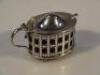 A George V silver boat shape mustard