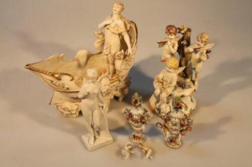 Continental porcelain figures