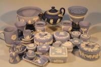 A collection of predominantly modern Wedgwood Jasperware