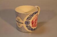 A Wedgwood Bicentenary mug designed by Robert Goodden.