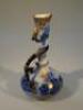 A late Victorian George Jones aesthetic movement flow blue vase - 2