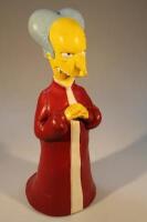 A Simpsons figure of Mr Burns