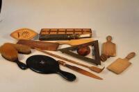 Victorian and later treen items