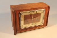 An Art Deco mantel clock (AF).