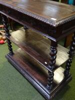 A 19thC renaissance revival three-tier buffet