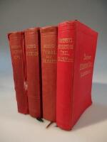 Four Baedeker's Handbooks including The Eastern Alps and Switzerland