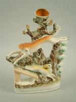 A 19thC Staffordshire spill vase