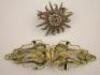 Costume jewellery. A star brooch