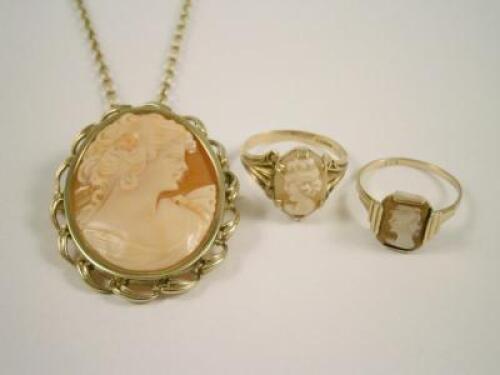 Cameo jewellery