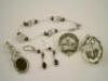 Silver jewellery items
