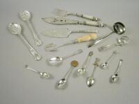 Various items of silver plate