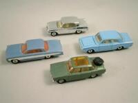 Four Corgi die cast saloon cars