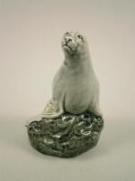 A miniature Ben Eagles Scotch whisky seal decanter