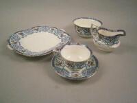 An Aynsley floral pattern part tea service