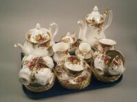 A Royal Albert Old Country Roses part tea service