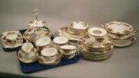 A Royal Albert Old Country Roses part dinner service