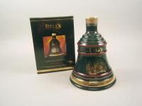 A Bells commemorative Christmas decanter with contents for 1993.