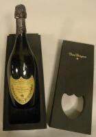 A bottle of Dom Perignon vintage champagne for 2002