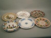 Various decorative plates