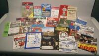 A large quantity of Lincoln City and other football programmes