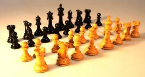 A Staunton chess set