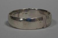 A silver bangle