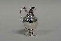 A Victorian silver cream ewer