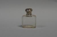 A slice cut glass scent bottle