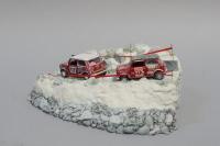 A boxed Corgi Limited Edition Mini Mania Winter Rally Set Diarama