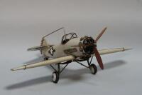 A metal Fantasy model aeroplane