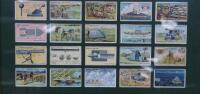 Two framed selections of military cigarette cards