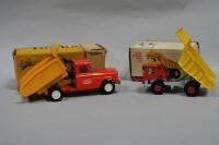 A Dinky Toys Aveling-Barford Centaur dump truck