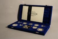 The Royal Mint UK Millennium Silver Collection.