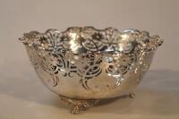 An Elizabeth II silver basket