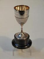 A late Victorian silver prize cup