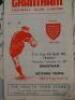 Grantham Town football programmes from the 1963-64 season. - 2