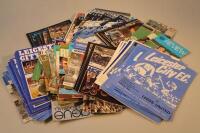 A collection of Leicester City football programmes