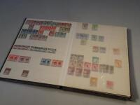 A stock book containing stamps for Thailand.