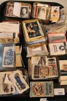 Various cigarette card sets