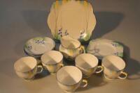 A Grafton china part tea service