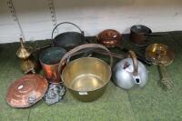 Copper and brass and metal ware