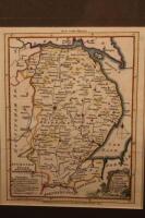 An antiquarian map of Lincolnshire by T Kitchin