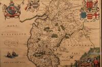 A 17thC map of Cumbria by Johannes Blaue