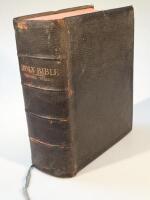 A bound Victorian Holy Bible