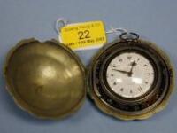 An unusual quadruple cased open face verge pocket watch