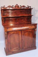 A 19thC mahogany veneered chiffonier