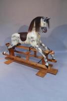 A Haddon Rockers fibre glass rocking horse.