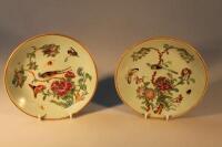 A pair of Chinese late 19thC Canton dishes