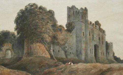 Peter De Wint (1784-1849). Caldecote Castle