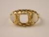 An 18ct gold dress ring